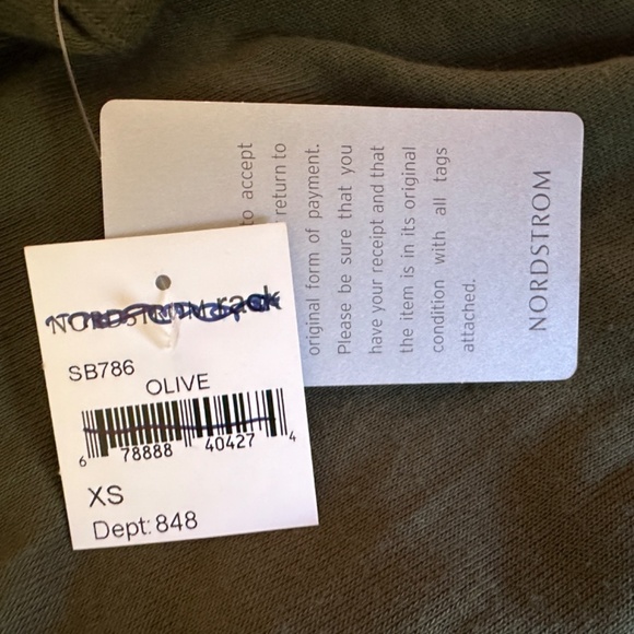 *FORGOTTEN GRACE* Green Long Sleeve Shirt Size XS NWT - Picture 8 of 8